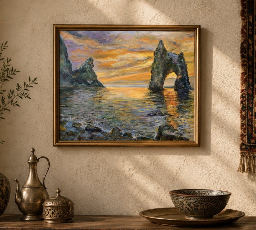 Kara-Dag – Golden Gate painting in interior